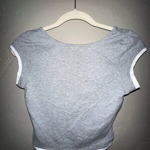 Urban Outfitters Gray Crop Top